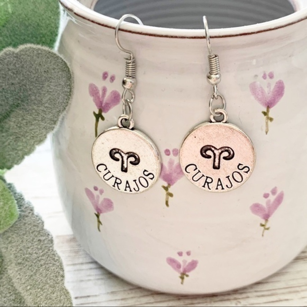 Vintage Capricorn earrings